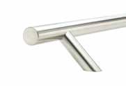 11 Entrance Pull Handles > 316 Stainless Steel See Page 129 for Care and Maintenance Omega NEW 7300 7301 7302 7303
