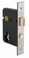 cylinder the other Lockcase can be reversed in door depending on functions require Anti-thrust included in the mechanism 1216 Round