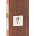reversal system for latch bolt Door can be set up with lever one side and pull handle and key cylinder the other Lockcase can be reversed