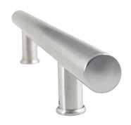 13 Entrance Pull Handles > 316 Stainless Steel See Page 129 for Care and Maintenance Round Profile 7063 7025 7026 7092 7093 7094 Marine Grade 316 SS Code CRS 7063* 200mm 7025* 250mm 7026* 400mm 7092*