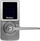 82 Entrance security locks with electronic convenience from Windsor Keyless Entry Touchscreen Lever Entrance Set & Deadbolt Lever Set Deadbolt 1335 Touchscreen Lever Entrance Set 1331 Touchscreen