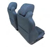 - 2 x Sets of Pneumatic Lumbars at the seat backs of both seats - 2 x Sets of Runners under this seats. No real Genuine leather!