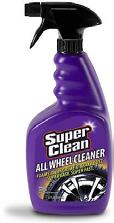 Wheel Care Safe for use on most wheel surfaces; Do not use on damaged wheels Removes road grime and brake dust SuperClean All Wheel Cleaner (32 oz.