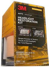 Rain X Headlight Restoration Kit RNX 800001809 Safely removes fine scratches, stains or haziness from automotive plastics 3M Lens and Hard Plastic Cleaner (8 oz.