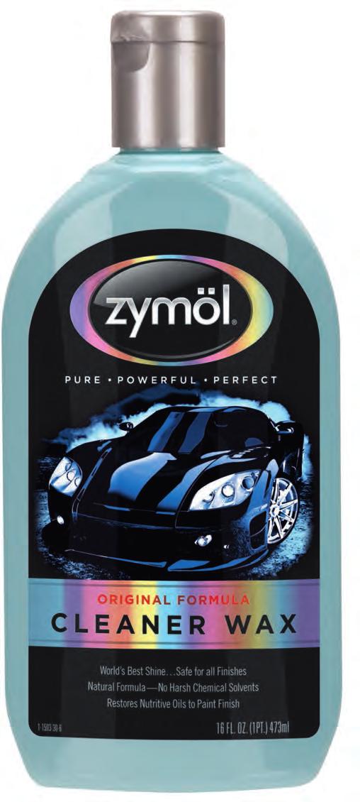 zymöl CLEANER WAX Unique one-step formula derived from a 120 year-old German formula Contains the highest grades of ingredients derived from nature
