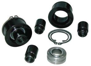 REAR AXLE LOCATING COMPONENTS ReAR UPPeR CONTROL ARM SPHeRiCAL BeARiNG-BUSHiNG kit Fits: Mustang, 1979-2004 Constructed from billet aluminum Fits Ford 8.