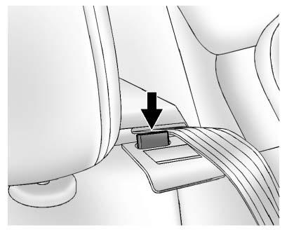 3-8 Seats and Restraints A tab near the seatback lever raises when the seatback is unlocked. 4. Fold the seatback forward. Repeat Steps 1 through 3 for the other seatback, if desired.