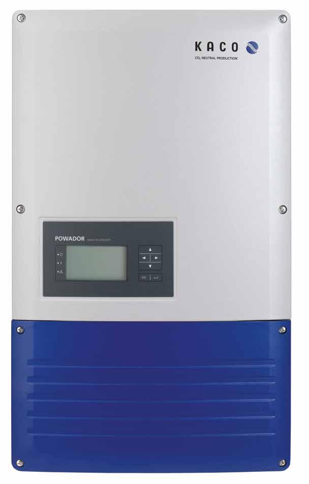 Inverters blueplanet 15.0 TL3 INT 20.0 TL3 INT NEW Up to 98.