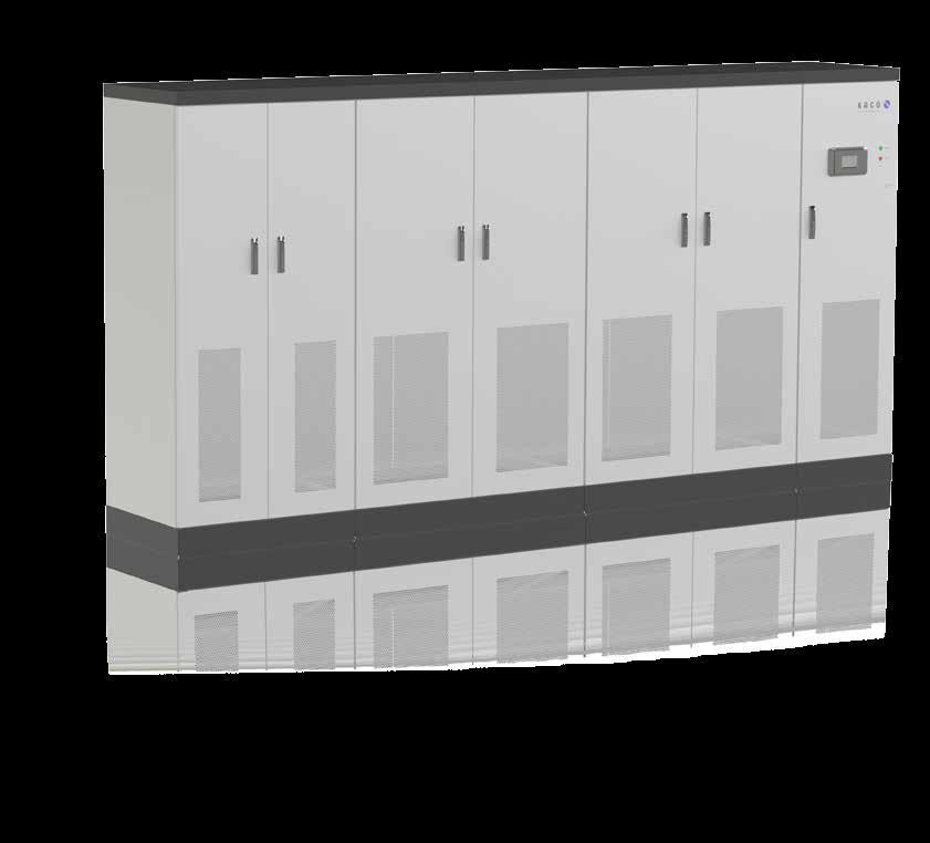 System components blueplanet gridsave 1000 TL3 Mega storage. Constant energy. Stable grid. The bidirectional battery inverter blueplanet gridsave 1000 TL3.