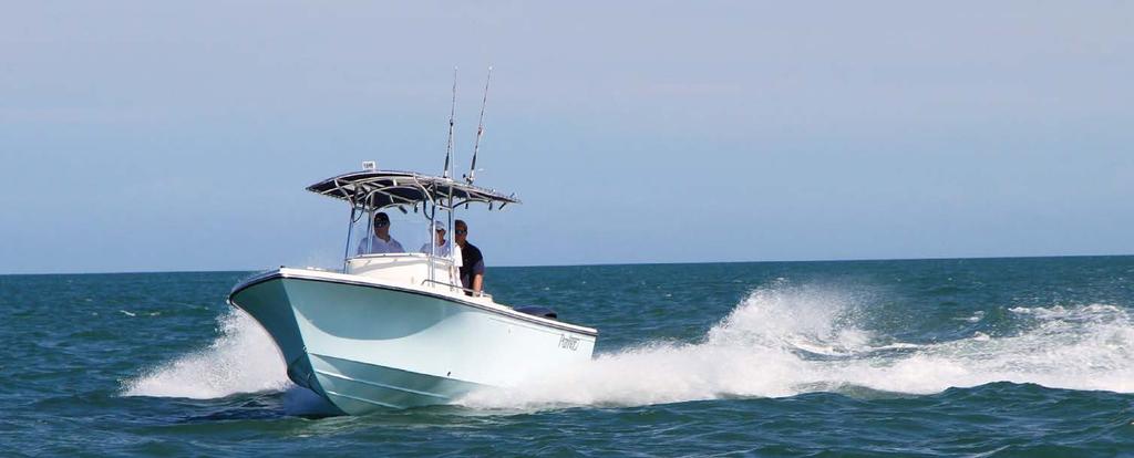 The experience and pure pleasure that comes from handling a fine quality boat, paired with the sheer power and