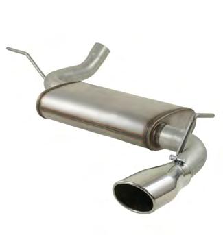 stainless steel tips included Tailpipe Tip Diameter Side Exit