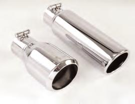 MONZA Exhaust Tips include the classic Dual 2-1/2 and 3 Outlet Tips with Resonators for cars, trucks, and SUV s, and Single 3 Outlet with Resonators
