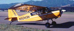 Bellanca BL-28 Scout span: 36'3", 11.05 m length: 22'9", 6.93 m engines: 1 Lycoming O-360 max. speed: 135 mph, 217 km/h (Source: USAF Academy?