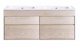 WITH 1 TAPHOLE L 80 x D 46 x H 50 cm Ref 11000-1 L 100 x D 46 x H 50 cm Ref 11005-1 WITHOUT BASIN OAK OR STONE COUNTERTOP REQUIRED L 80 x D