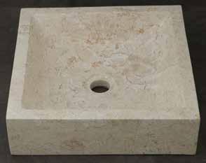 STONE BASINS WITHOUT OVERFLOW TAPS