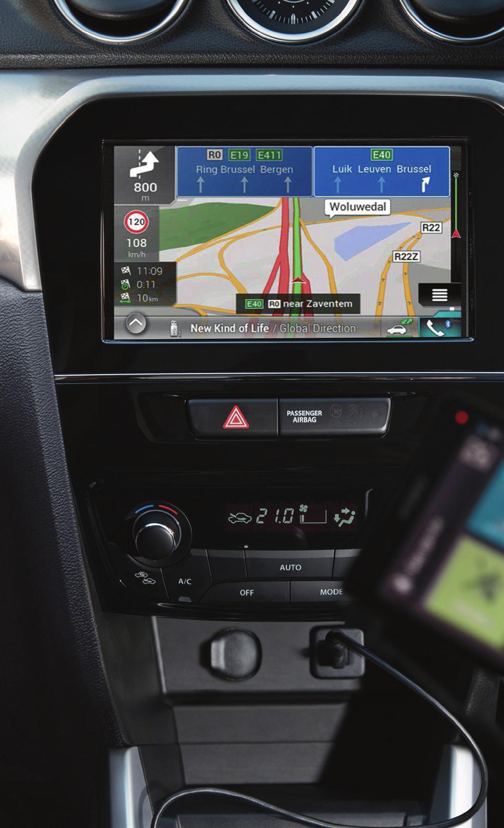 AUDIO & NAVIGATION The Vitara has some of the most advanced in-car technology on the road.