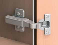 CLIP top 95 mini inges 95 Features For small doors or doors with small frames Side adjustment of +0.5 mm to -3.