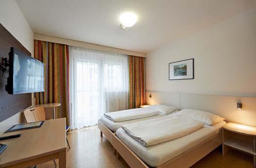 The rooms are equipped with bathroom with shower and toilet, satellite TV, a