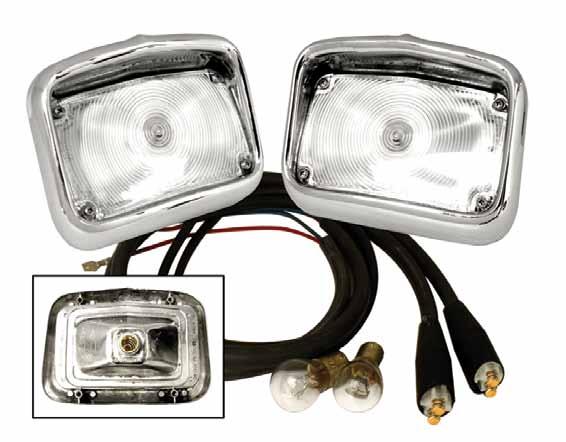 Parklight housings and backing plates are available for one low price, part #15017 kit saves you more than 10% on these two key parts versus purchasing them separately.
