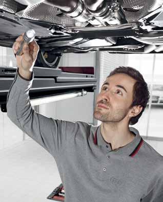 The Audi The experts in Vorsprung durch Technik Our Audi Approved Master Technicians have undergone an impressive 100,000 hours of training over a 10-year programme to ensure they have the latest