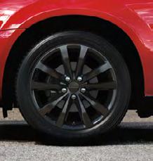 AVENGER WHEELS A 17-inch wheel covers (standard on SE 4-cyl) B 17-inch Reveal cast aluminum (standard on SE V6