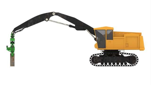 A : Hydromotor Feeding B : Clamp Open Drain : Tank Return Drainage Our excavator mounted vibratory hammers are attached easily to excavator pump system and can be operated in a very short time.