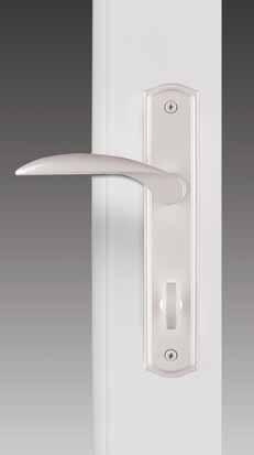 The lock and handle also increase security with a tough locking mechanism that exceeds all California