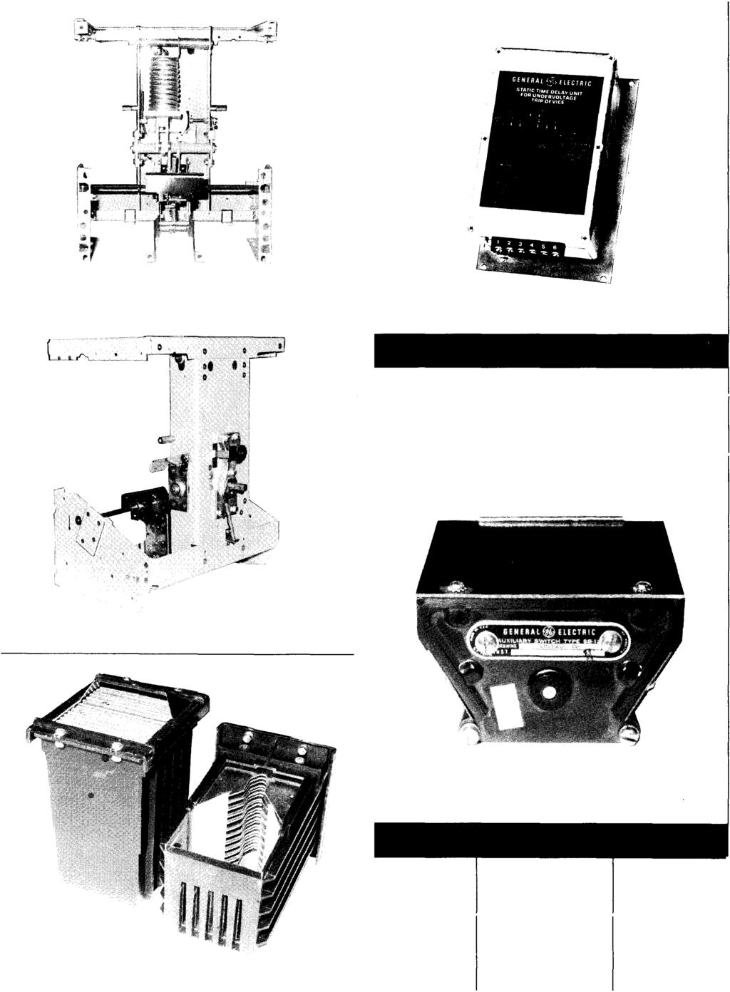 Figure 5. Figure 5A. Figure 6. Manual Front Frame (back view) Manual Front Frame (side view) Arc Chute (Asbestos-free shown) Figure 7. Static Timing Device Figure 8.