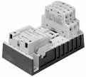 .1 Lighting Contactors Components Electrically Held Base Contactor The C30CNE20_0 Electrically Held Base Contactor contains a 2NO power pole as standard and will allow the addition of power poles to