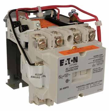 Lighting Contactors.1 202 Mechanically Latched Contents Description C30CN Mechanically and Electrically Held....... CN35 Electrically Held...................... 202 Magnetically Latched Product Selection.