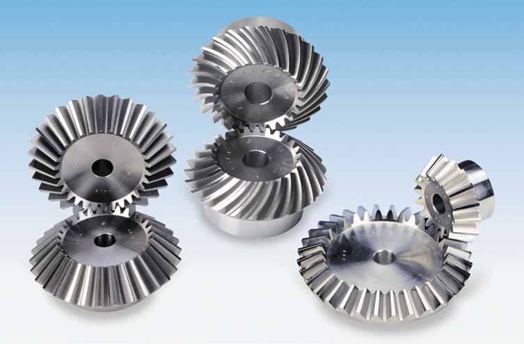 BEVEL GERS The range of bevel gear showed in the catalogue is a selection structured according to transmission module and ratio, which is signed to meet the needs of general plant engineering and