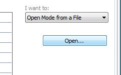 Saving and Opening Mode Settings 10 Saving Mode Settings to your PC Once you have downloaded a User Mode from your E-Trac you can save this Mode as a file.