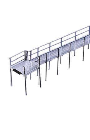 gates available Accommodates a rise up to 60