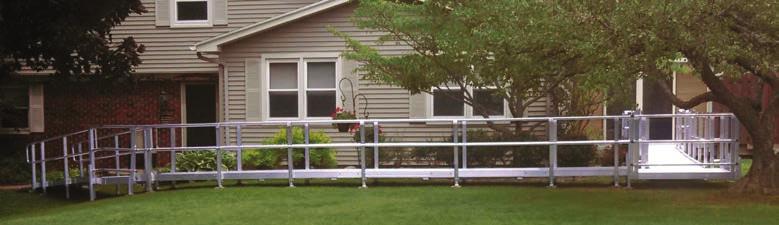 Powder coated handrails not included in Limited