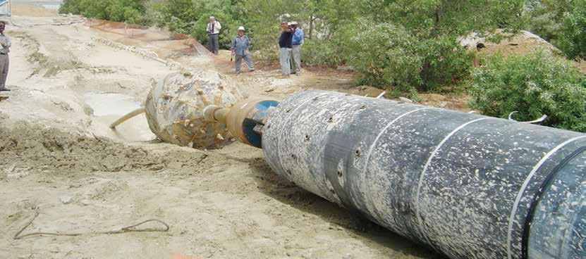 Alternative Installation Methods Requiring RPC Two onerous demands may be made on the pipes as follows: Outside damage such as notches, scores, scratches and grooves caused by pulling the pipeline.