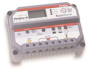 ProStar Charge Controllers Morningstar has upgraded their very popular ProStar line of pulse width modulated (PWM) charge controllers to include several new features.