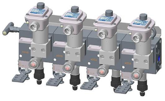 2oo2 & 2oo3 RVS have individual isolated valves * for Hot Swapping that allow on-line replacement of solenoid valve while maintaining the system capability to bring the process to Safe mode in the