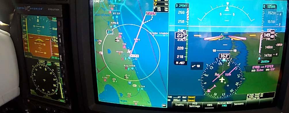 235 kts indicated going to 250 kts VMO into the descent going back to Vero Beach, Florida. scheduled crossing altitude for initial approach.