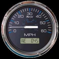 GPS Speedometer 6 Features and Benefits Available in multiple Speed ranges up to 80 MPH, and 130 KPH Premium LED back-lit or edge-lit dials No external GPS antenna required Available LCD displays