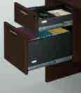 Straight Desk 30 Return Box/Box/File Ped 457 24 x 48 Small Suspended