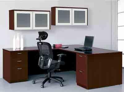 with 71 Executive Extended Bulletfront Workstation ( Left or right available ) 1452 Designer Fabrics for Tackboard Only