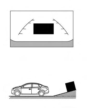 Vehicle width guide lines 5 Indicate the vehicle width when backing up.
