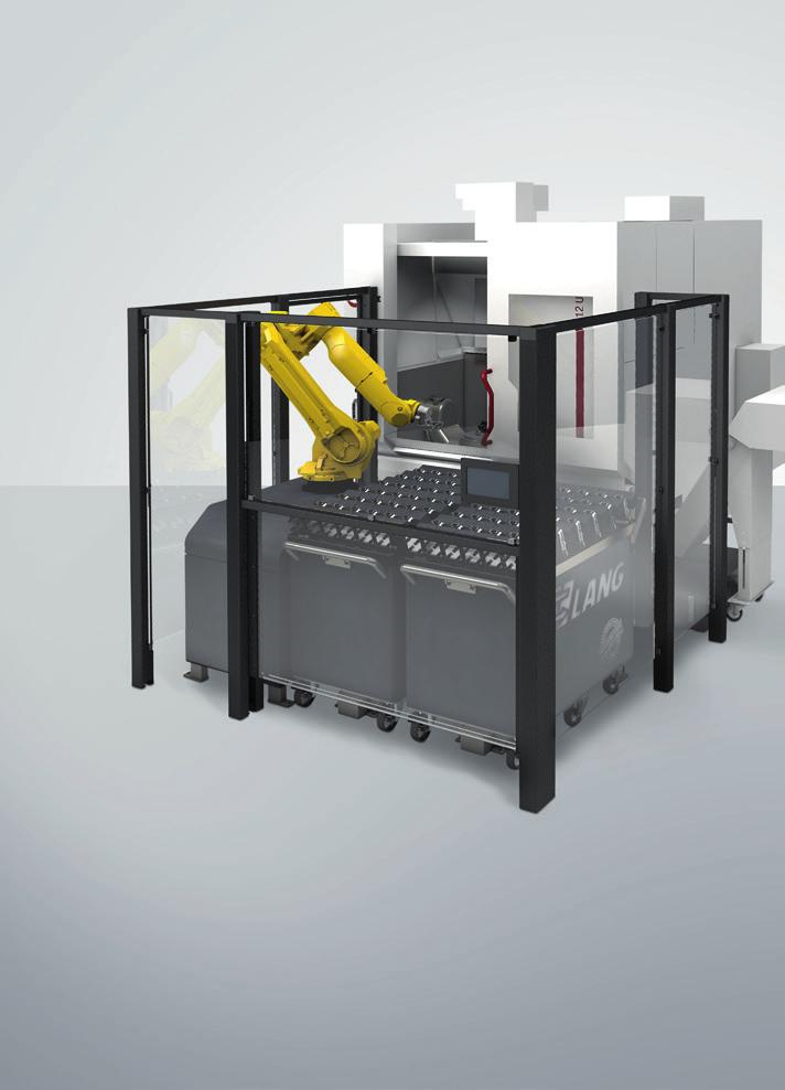 Simple operation High flexibility Small footprint Technical requirements Free acknowledgeable M-function or standardised automation interface Loading via automatic side window or machine door