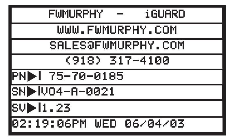 What to do if you lose your Password Press NEXT until you see the screen with a graphic display of the Murphy logo.