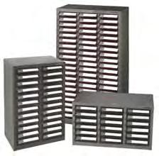 Steel Parts Cabinets New design allows 98% use of drawer space to store larger tools or materials Housed in all-welded galvanised steel cabinet Label with clear plastic cover and divider included