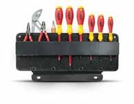 This is ensured by a special system rail, to which different tools can be clamped. CP-7 tool board 491.000.