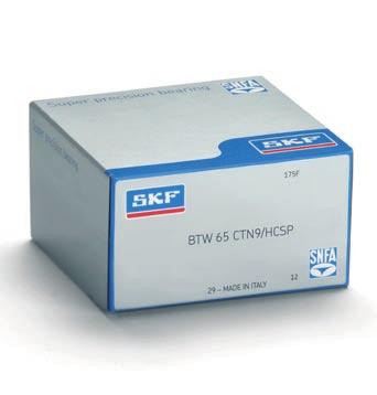 Designation system The designations for SKF-SNFA bearings in the BTW series are provided in table 6 together with their definitions.
