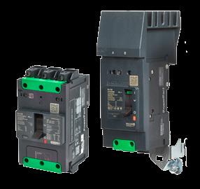 PowerPact B-frame ratings and types Available in 1, 2, 3, and 4-pole unit mount construction & 1, 2, and 3-pole I-Line construction Cost-effective fixed thermal-magnetic trip units from 15-125A up to