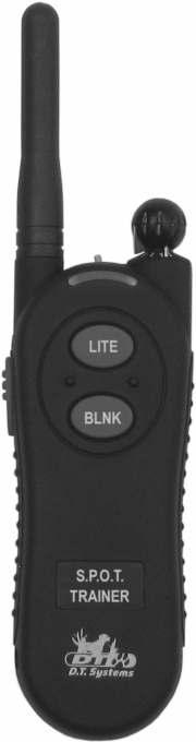 (red dot) Battery Cover (on back side) Transmitter BLNK Intensity Selection Dial The Night