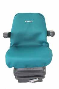 backrest to accommodate the seat climate control of evolution active seats. The headrest features a highquality stitched logo.